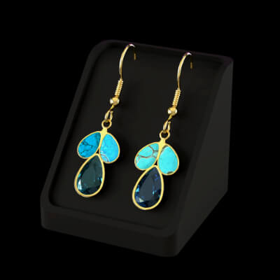 DAZ3D Ocean Drops Earrings for Genesis 8 and 9 Female