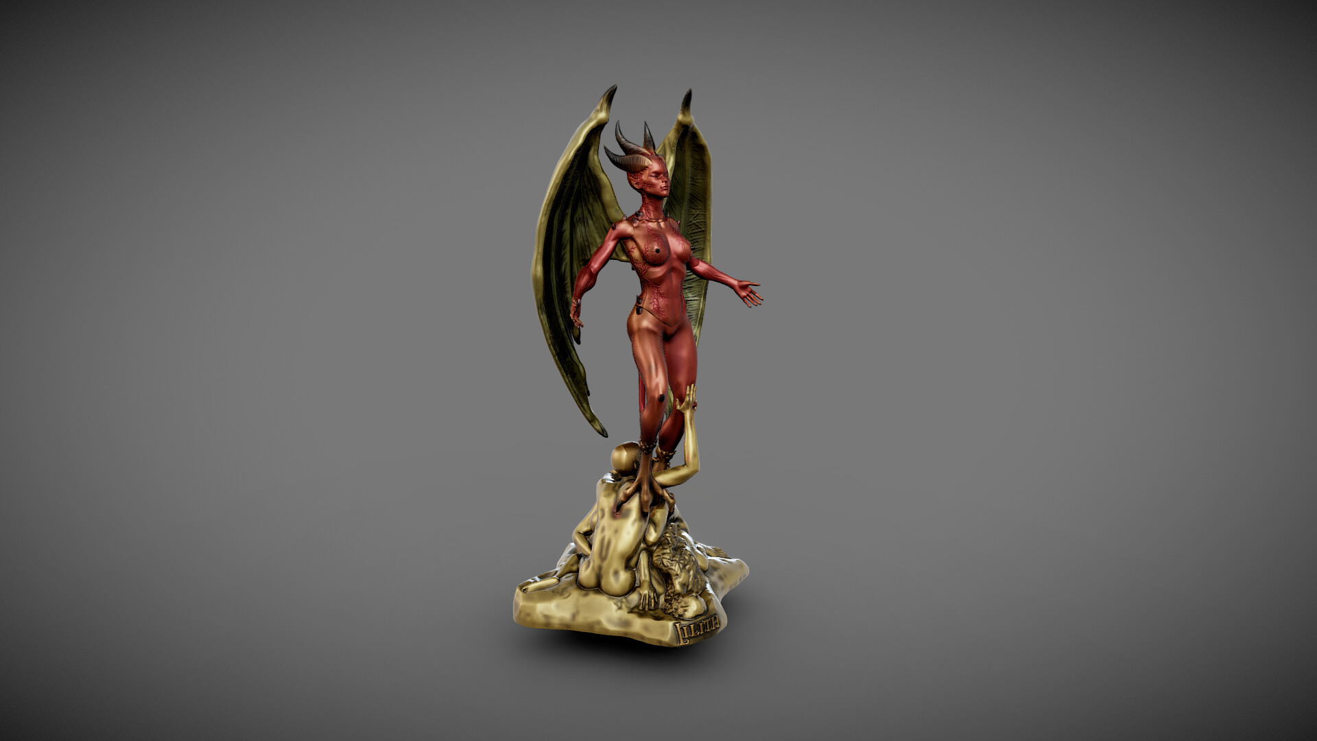 Lilith Goddess Statue - 3D Print Model by AdminPieveSalta