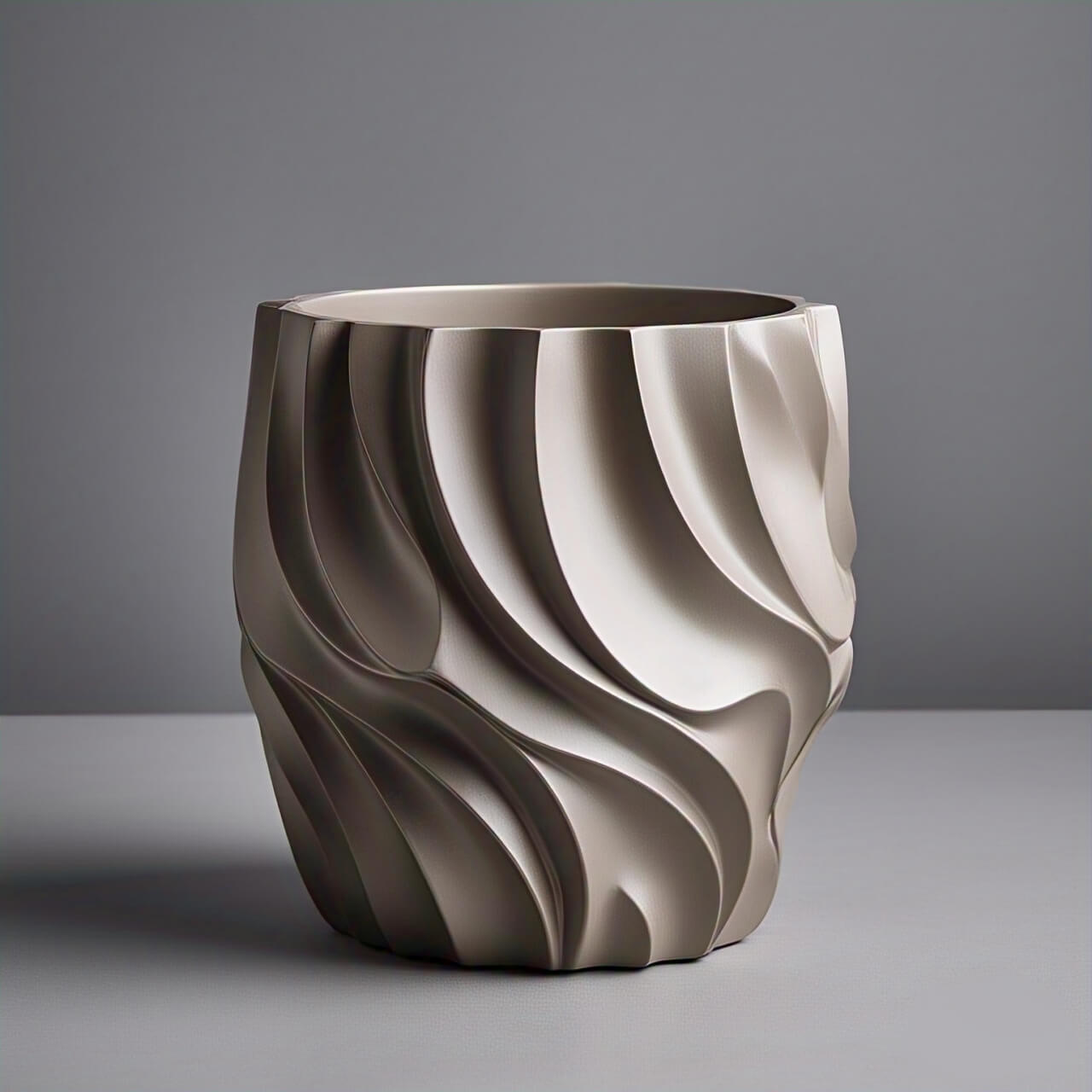 Modern Abstract Decorative Pot - 3D Model by AdminPieveSalta