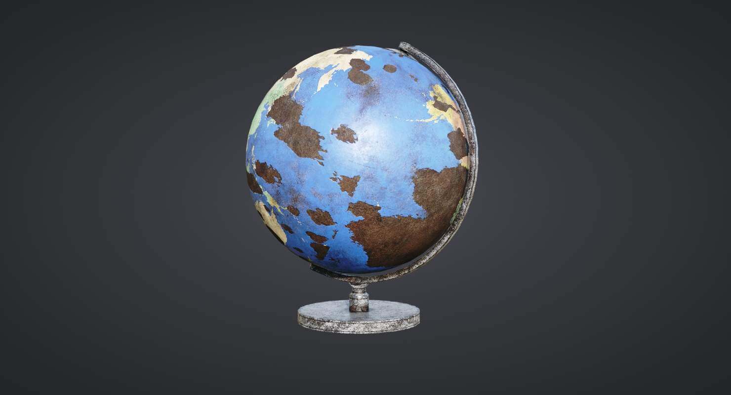 World Globe (Old and New) 3D Model by adriankulawik