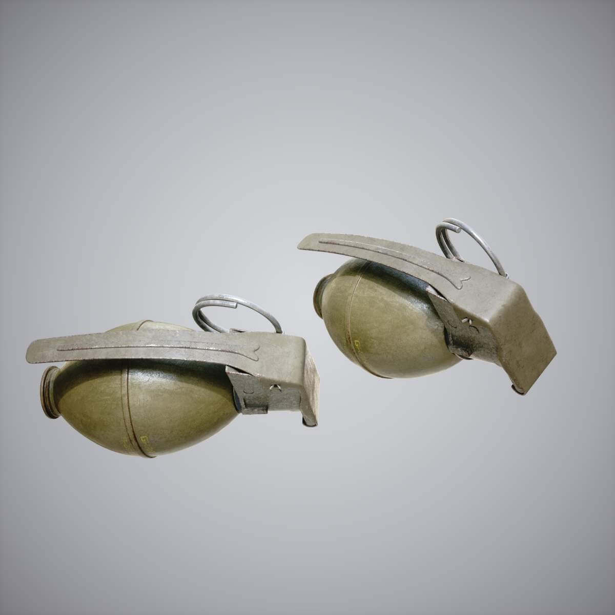 Hand Grenade 3D Model