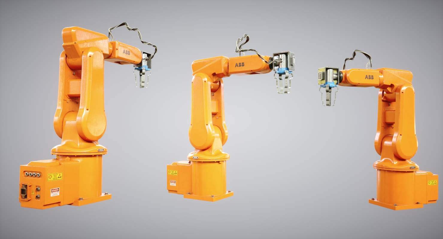 Industrial Robot - 3D Model by adriankulawik