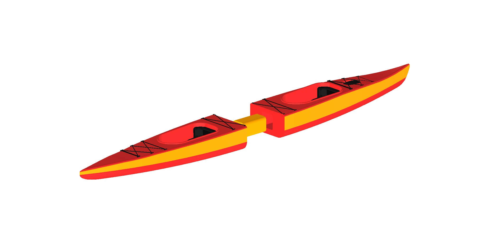 Kayak 3D Print Model by Adyleon