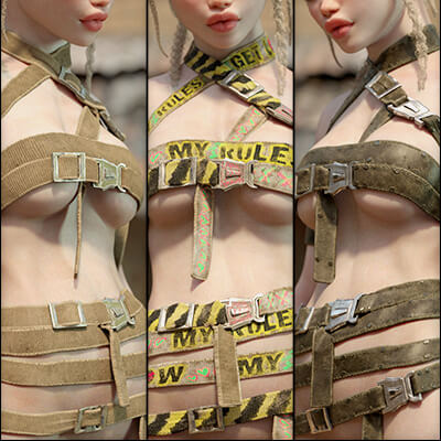 Post-Apocalyptic Styles for Metro Straps by Aeon Soul