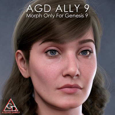 AGD Ally Character Morph for Genesis 9 by aglassdarkly
