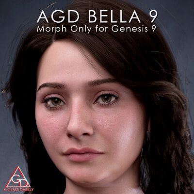AGD Bella Character Morph for Genesis 9 by aglassdarkly