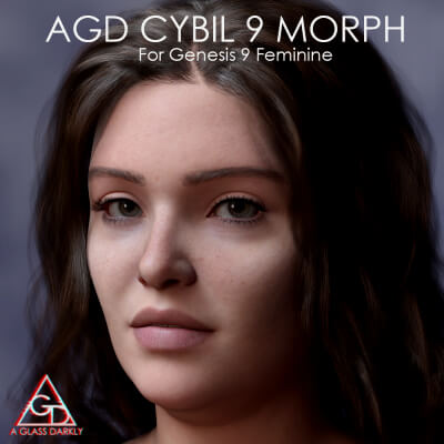 AGD Cybil Character Morph for Genesis 9 by aglassdarkly