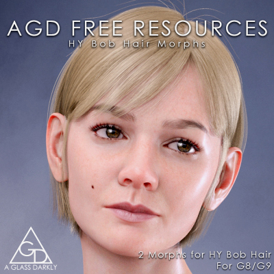 AGD Free HY Bob Hair Morphs by aglassdarkly