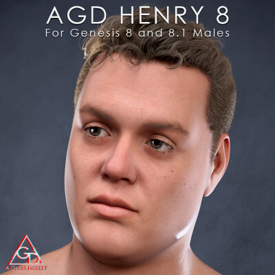 AGD Henry 8 for Genesis 8 and 8.1 Males by aglassdarkly