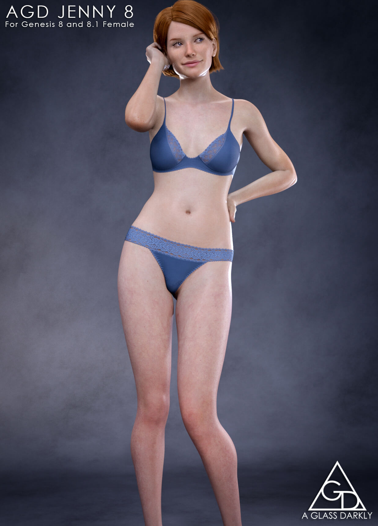 AGD Jenny 8 For G8/8.1F - Daz Content by aglassdarkly
