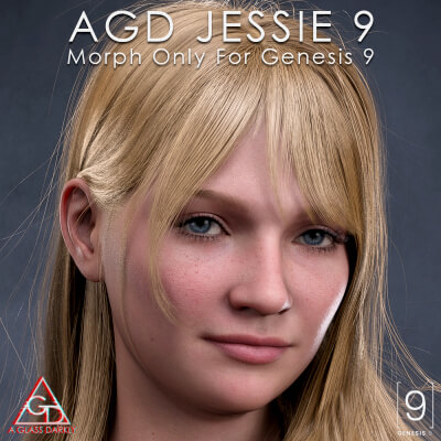 AGD Jessie 9 Character Morph With Custom Smile for G9 by aglassdarkly