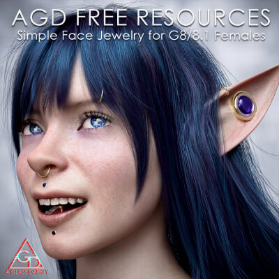 FREE AGD Simple Face Jewelry by aglassdarkly