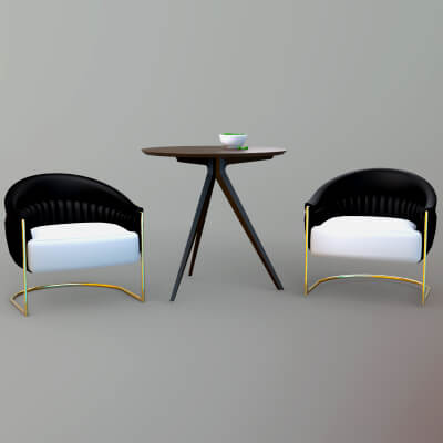 Ah3D rd 2 Coffee Table
