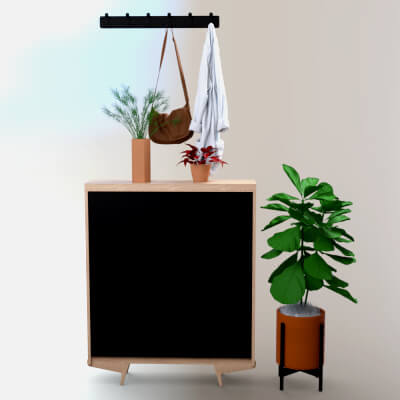 AH3D Shoe Cabinet 45 by AH3D