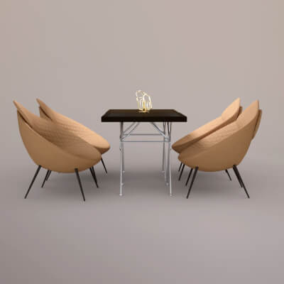Ah3d Table Chair 02