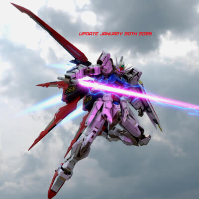 Mecha Aile Strike Gundam Remake - Rigged