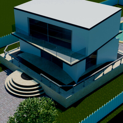 Villa 3D max