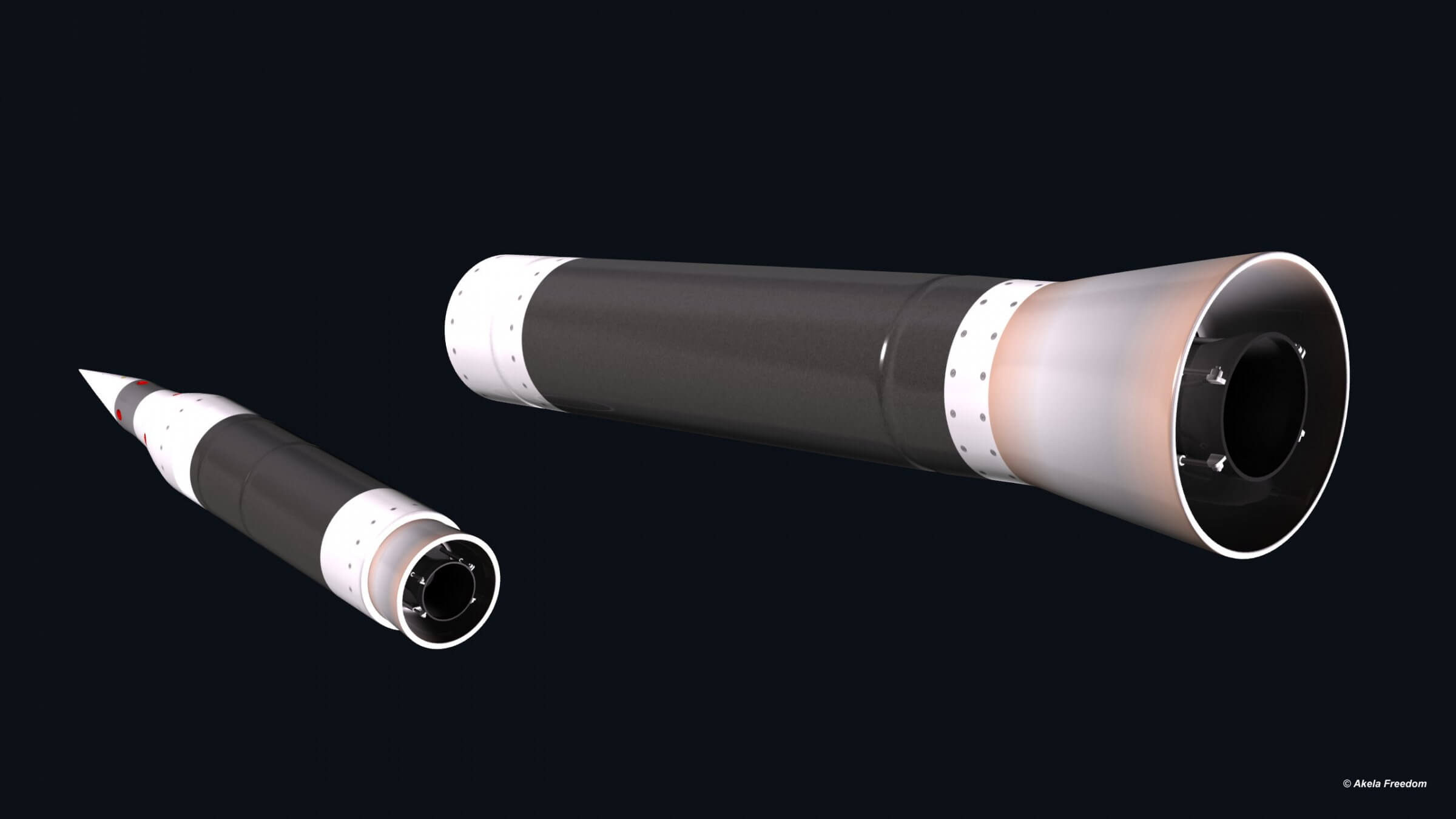 Aster 30 Block 2 BMD 3D Model by Akela Freedom