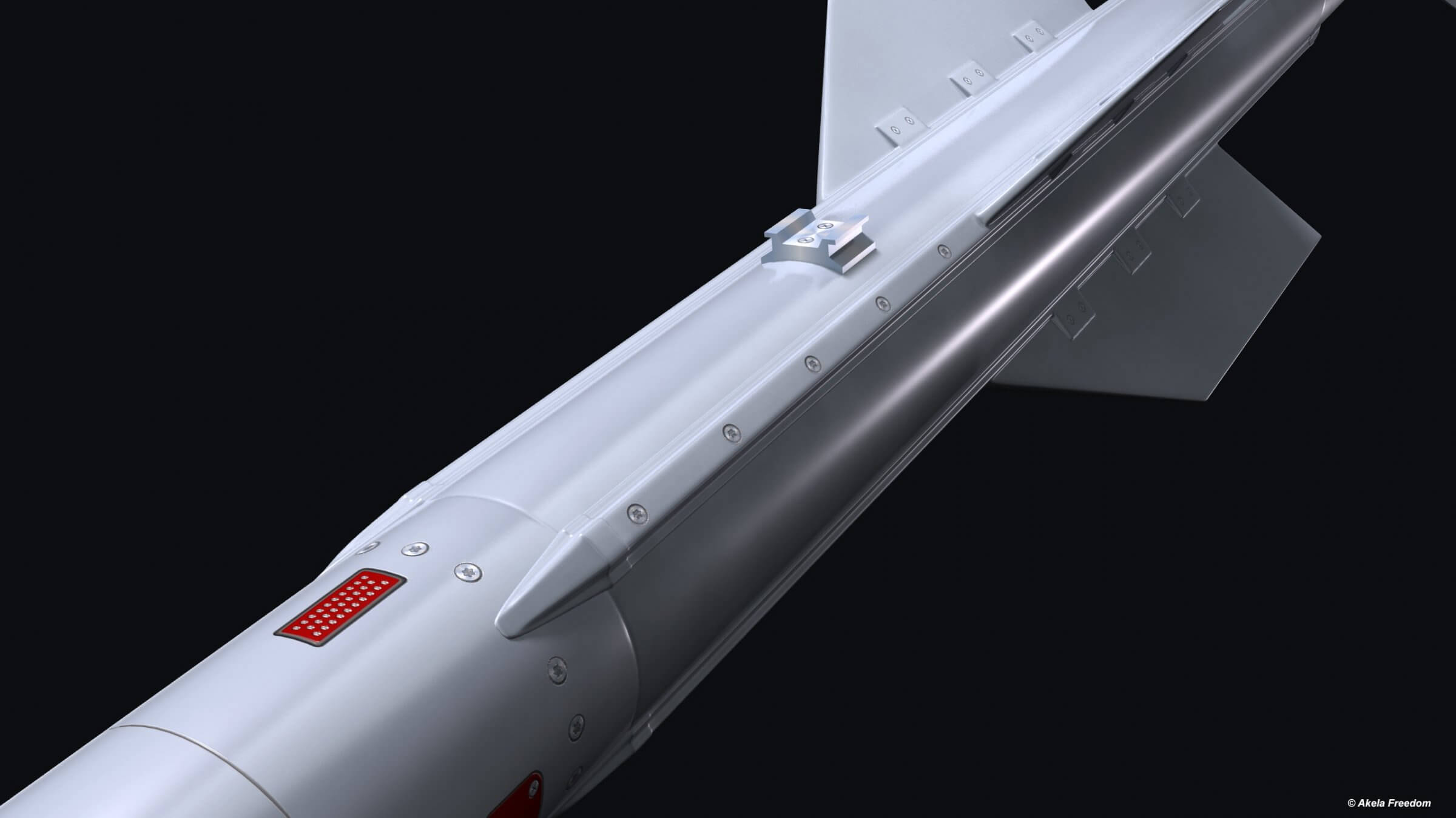Astra Mk1 Missile 3D Model by Akela Freedom