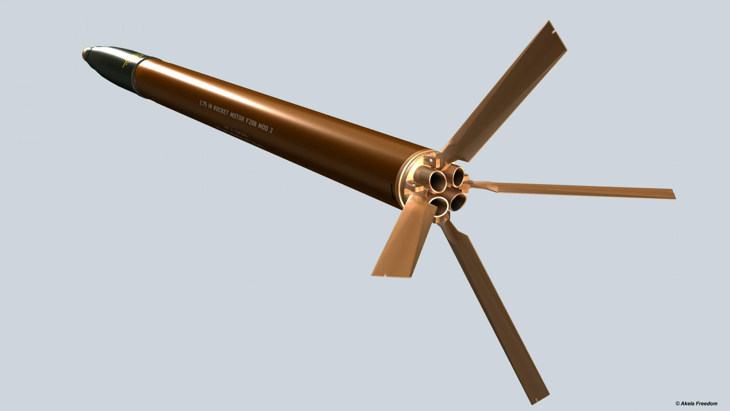 FZ Unguided Rockets 3D Model by Akela Freedom