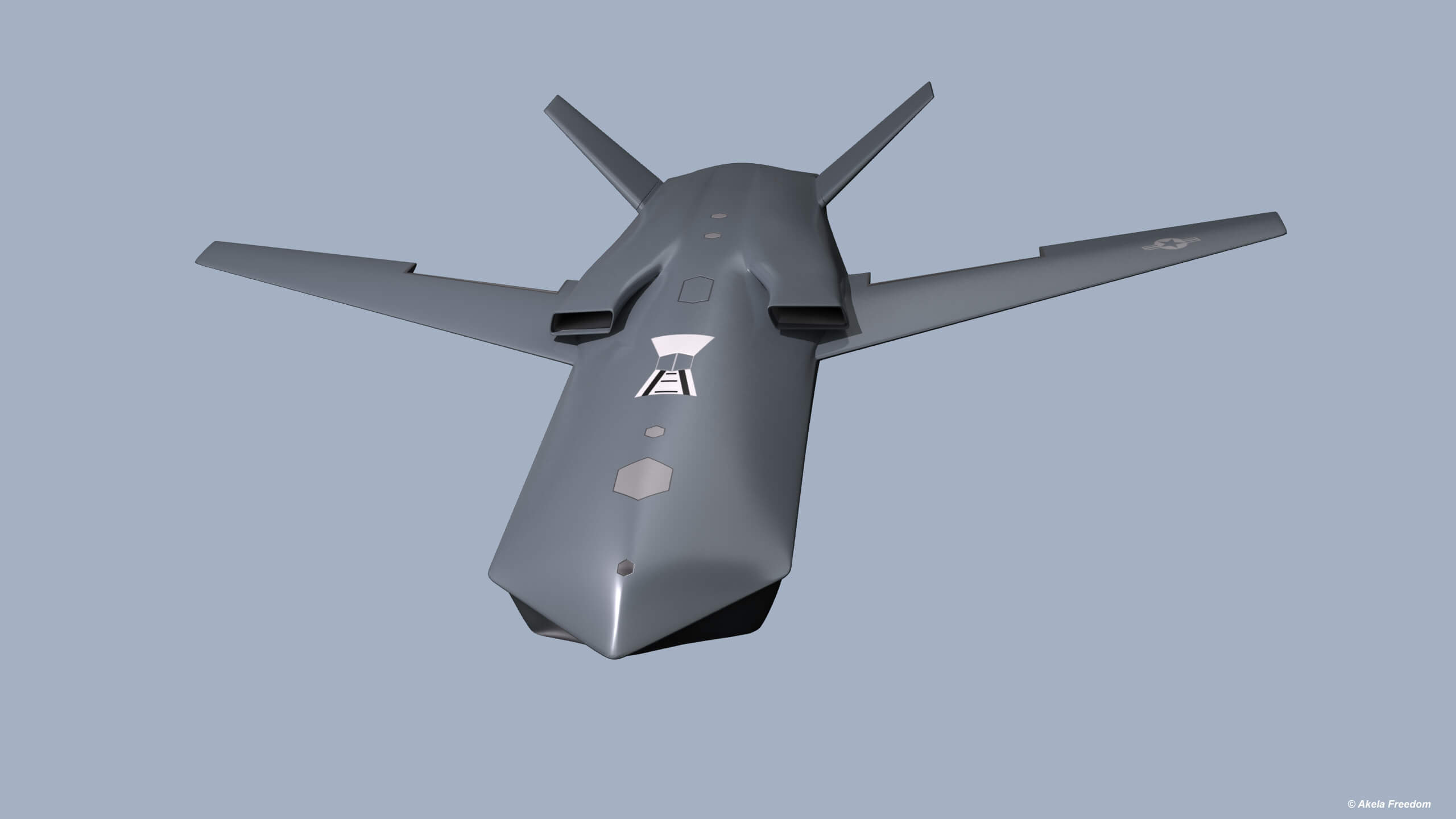 Gambit 2 UCAV - 3D Model by Akela Freedom