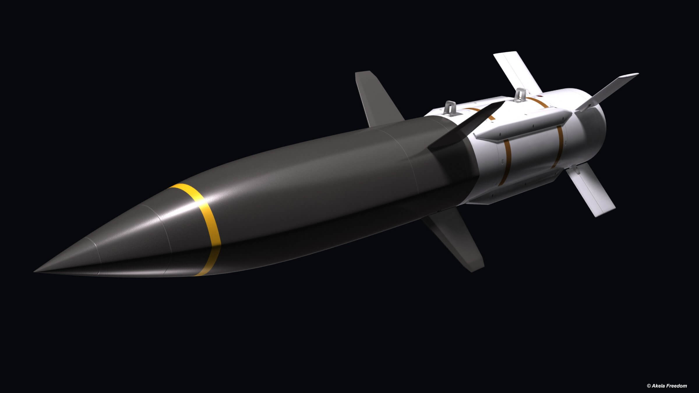 HAWC Hypersonic Airbreathing Weapon Concept 3D Model by Akela Freedom