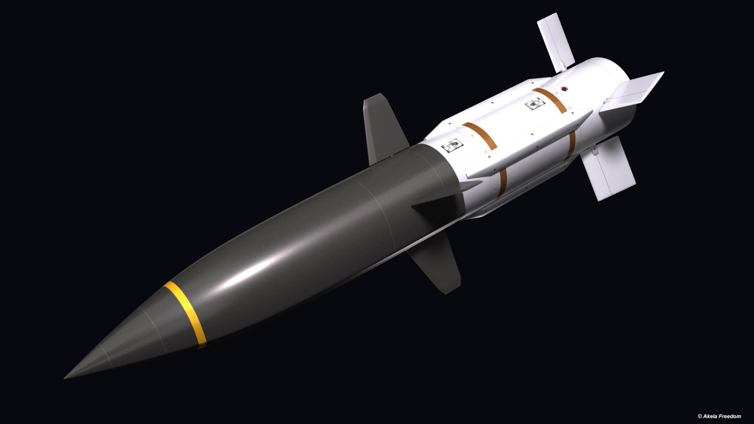 HAWC Hypersonic Airbreathing Weapon Concept 3D Model by Akela Freedom