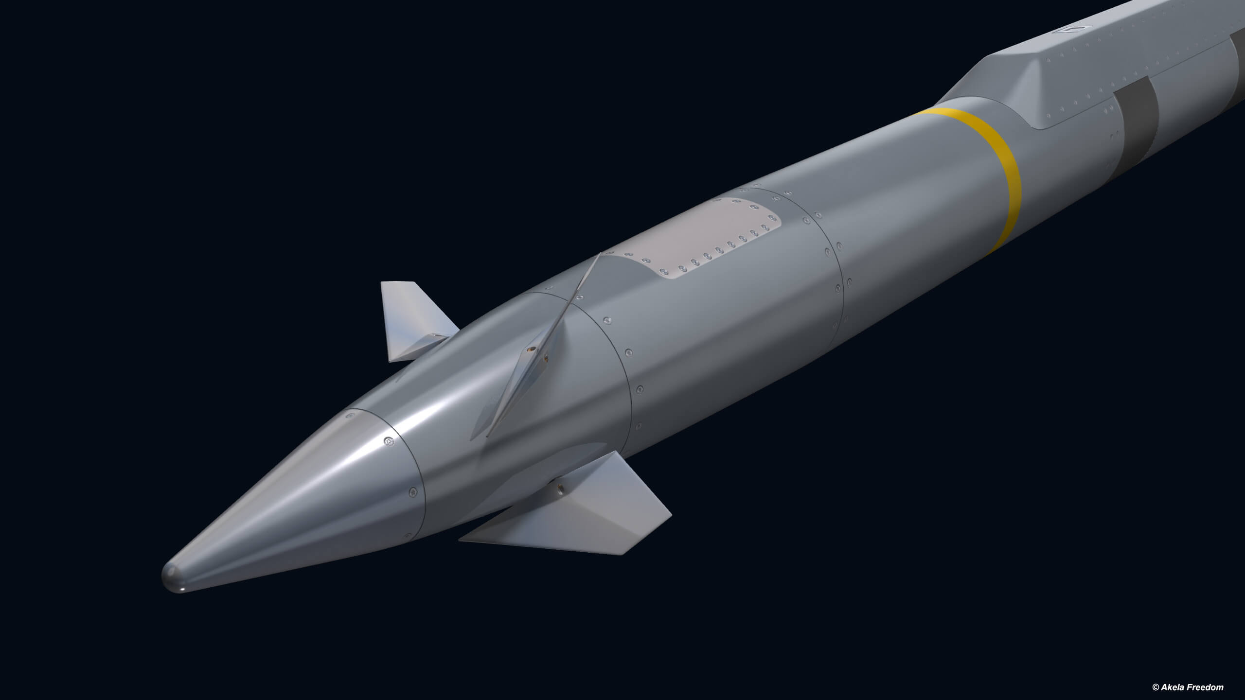 Rampage Missile 3D Model by Akela Freedom