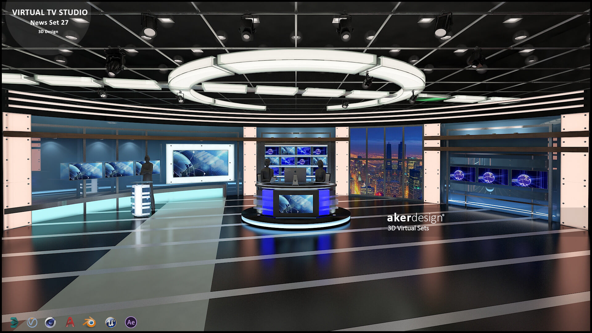 Tv Studio Background Wallpaper