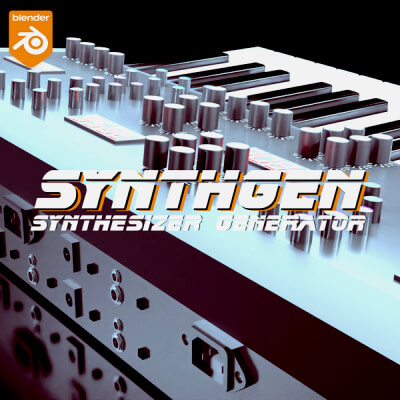 Synthgen V1 - Modular synth generator 3D Software or Plug-In by Al3ko