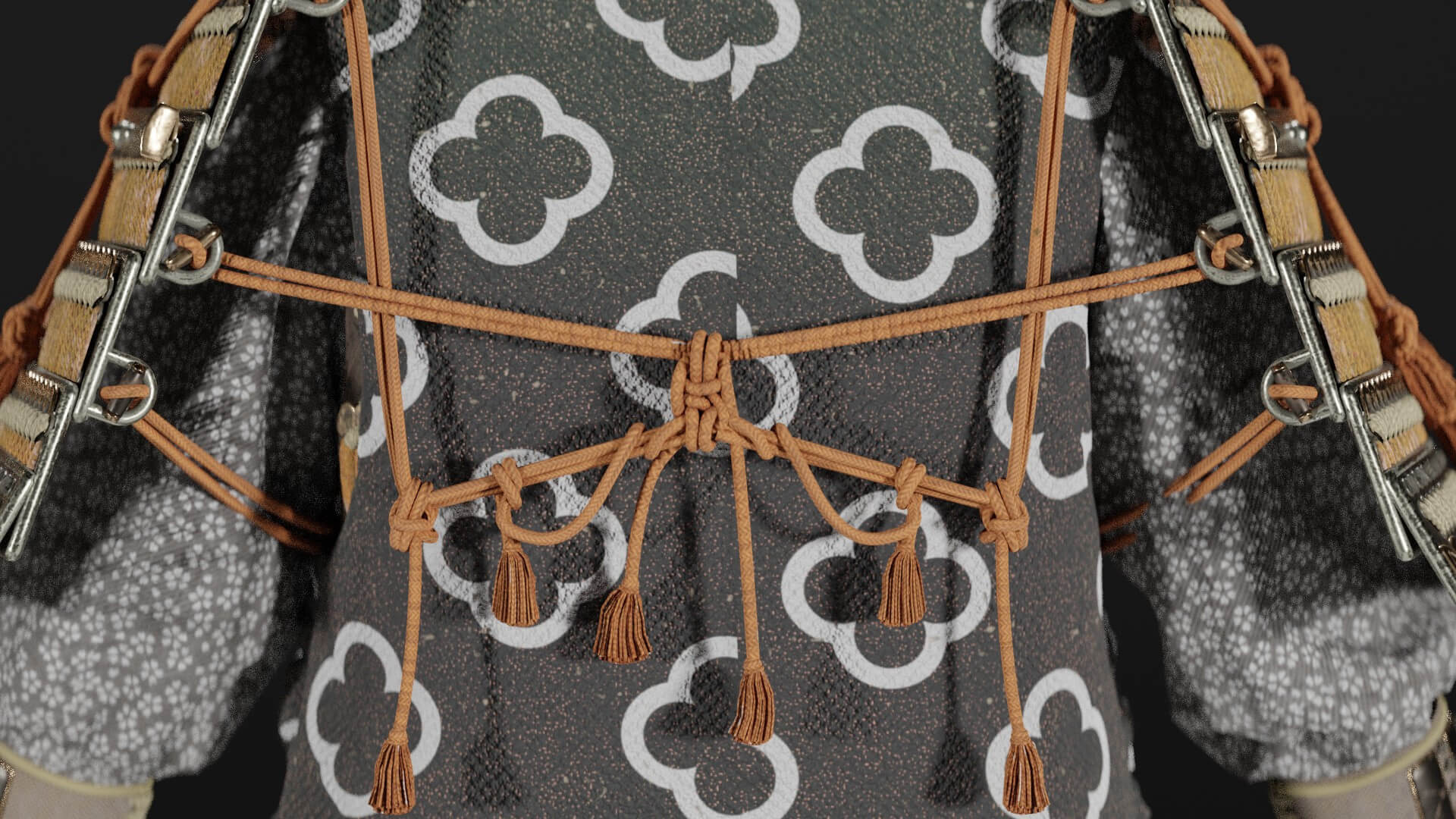 Medieval Japanese Samurai - Rigged 3D Model by Albin