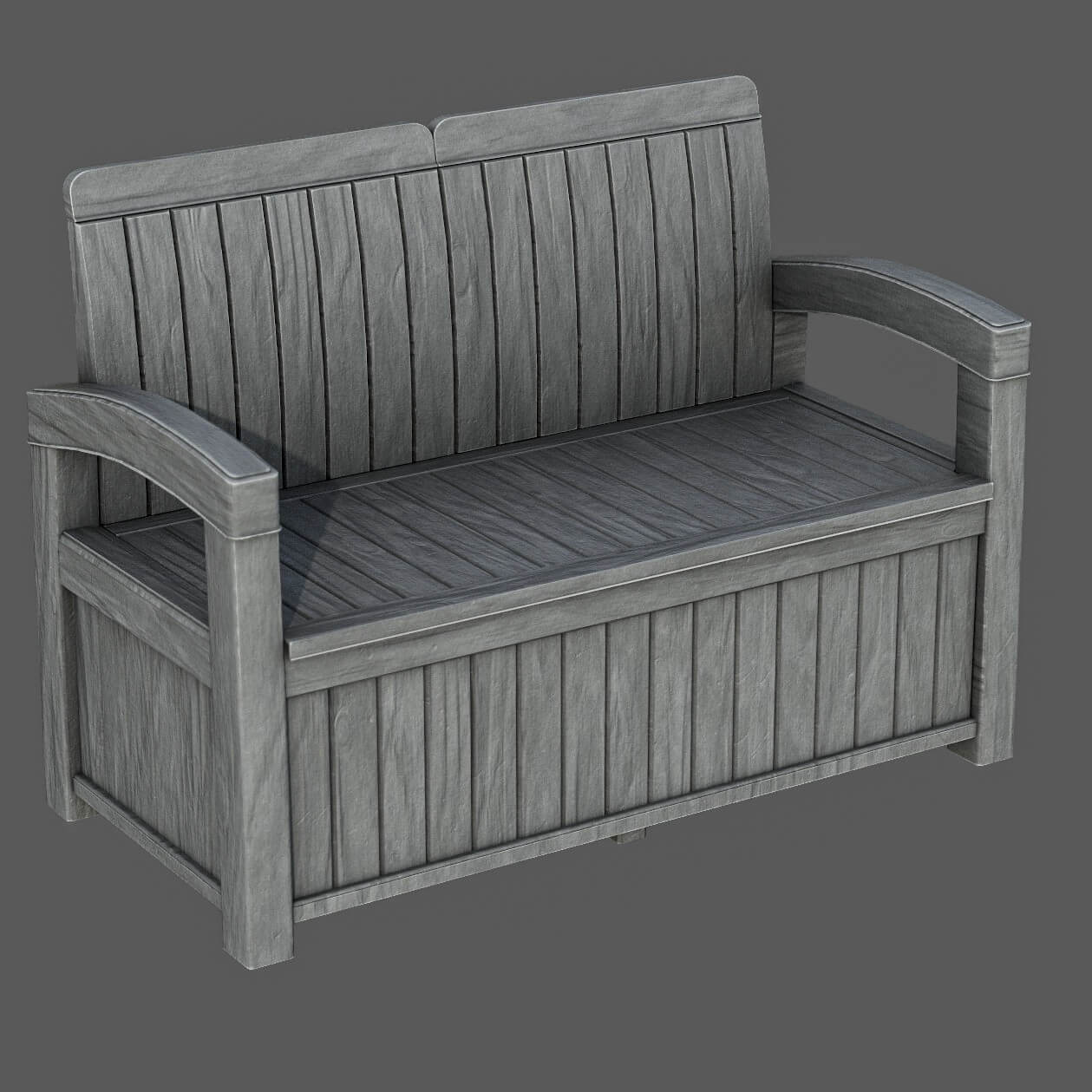 Garden Bench - 3D Model by alenfsl