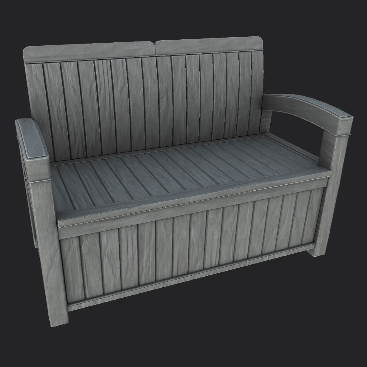Garden Bench - 3D Model by alenfsl
