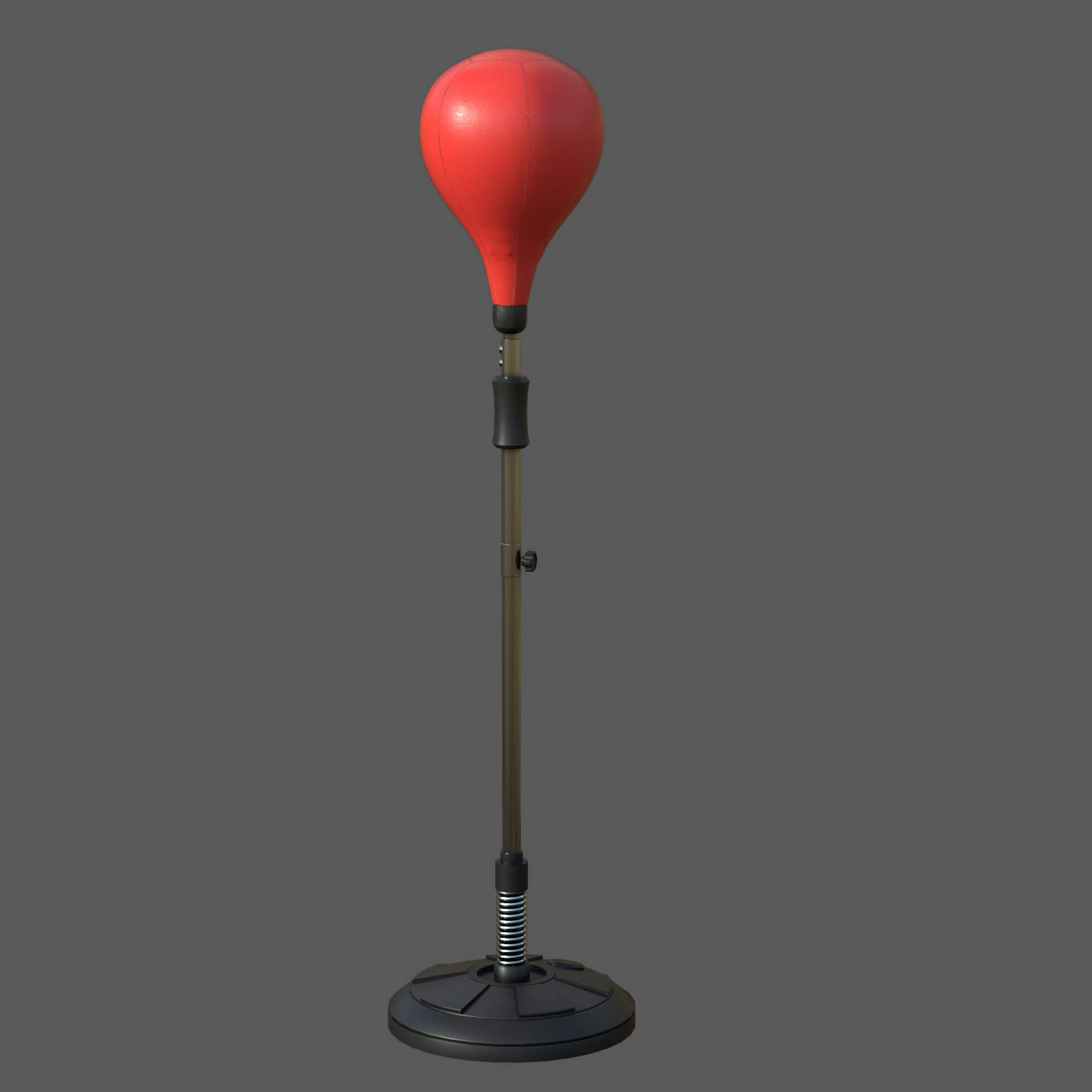 Height Adjustable Punching Bag 3D Model by alenfsl