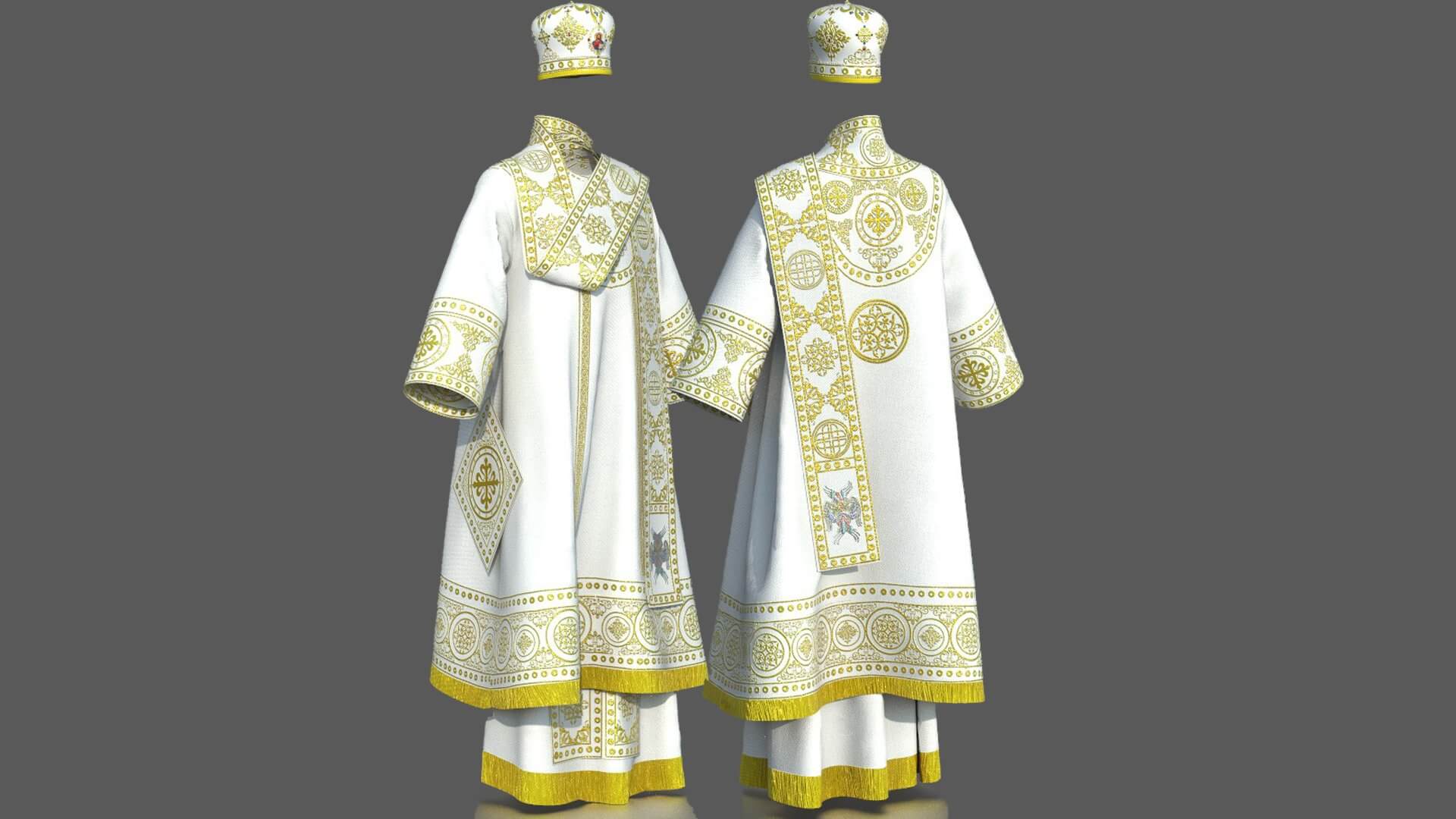 Ortodox Bishop Vestment - 3D Model by alenfsl