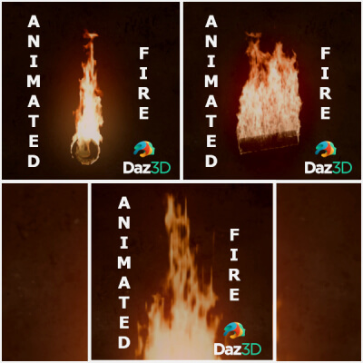 Animated Fire Textures Vol 1