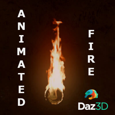 Looping Animated Torch Fire Textures