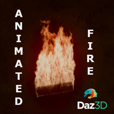 Looping Animated Log Fire Textures by Alexander Roark