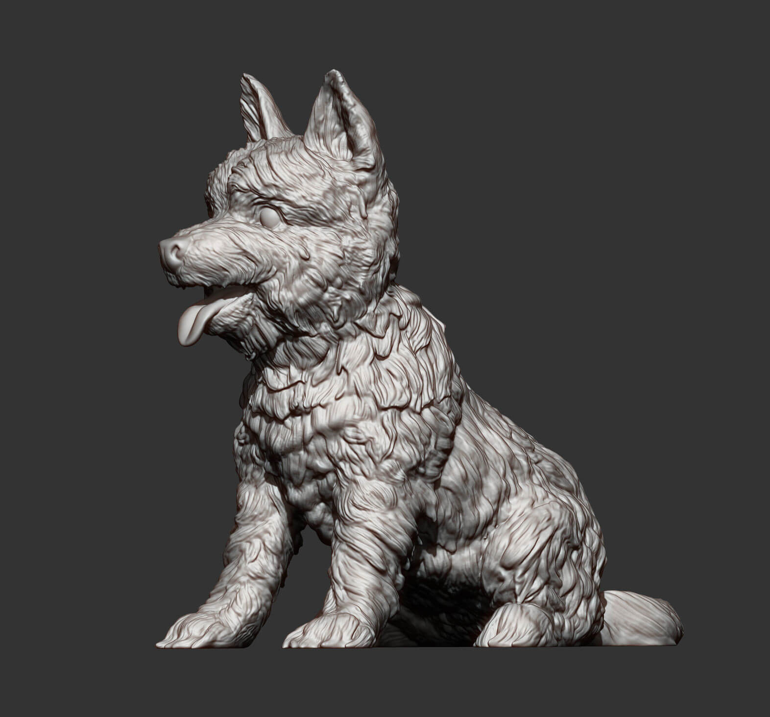 Cairn Terrier 3D Print Model by Alexander3dart
