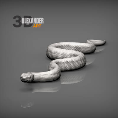 Copperhead 3D Print Model by Alexander3dart