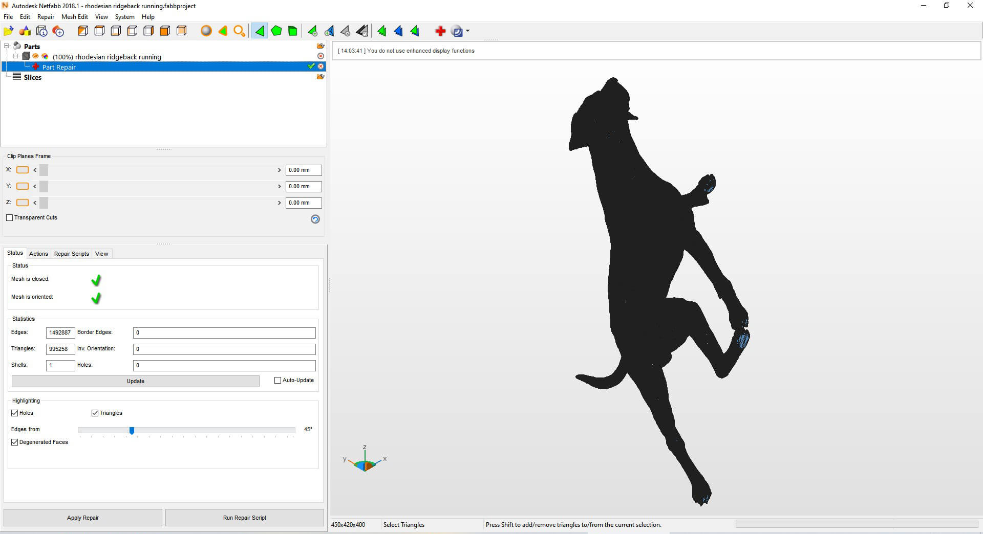 Rhodesian Ridgeback Ridge Rendering Rhodesian Ridgeback Running - 3D Model by Alexander3dart