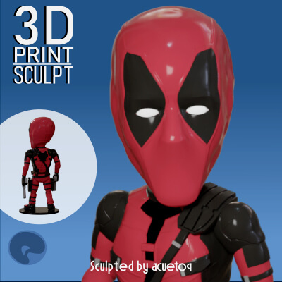 Deadpool 3Posing Heroic