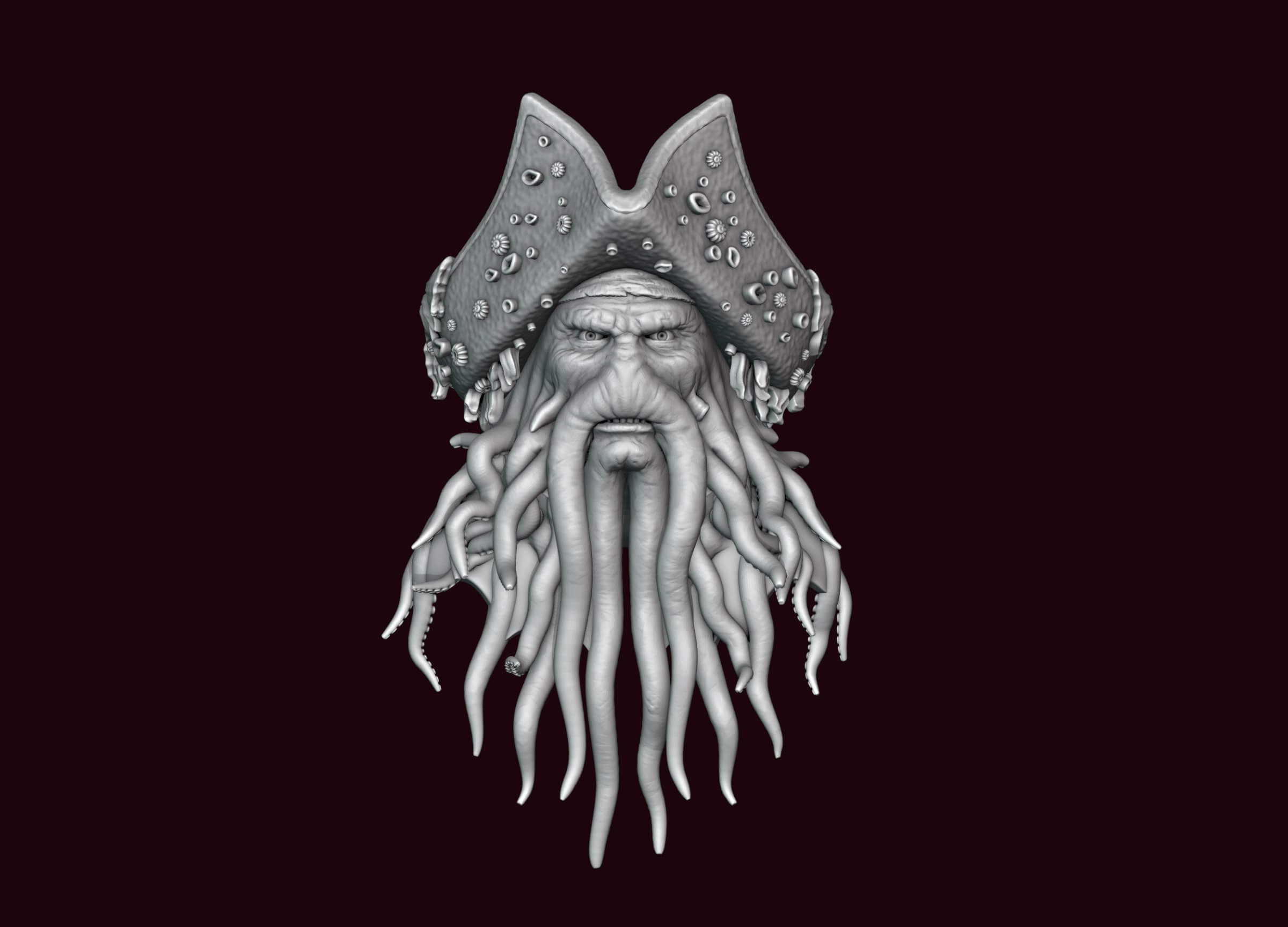 Davy Jones 3D Model by alexkovalev