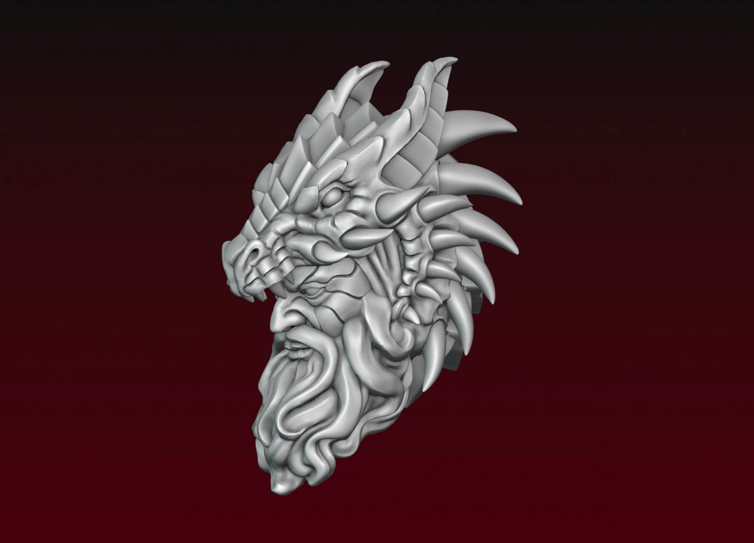 Dragon Spirit 3D Print Model by alexkovalev