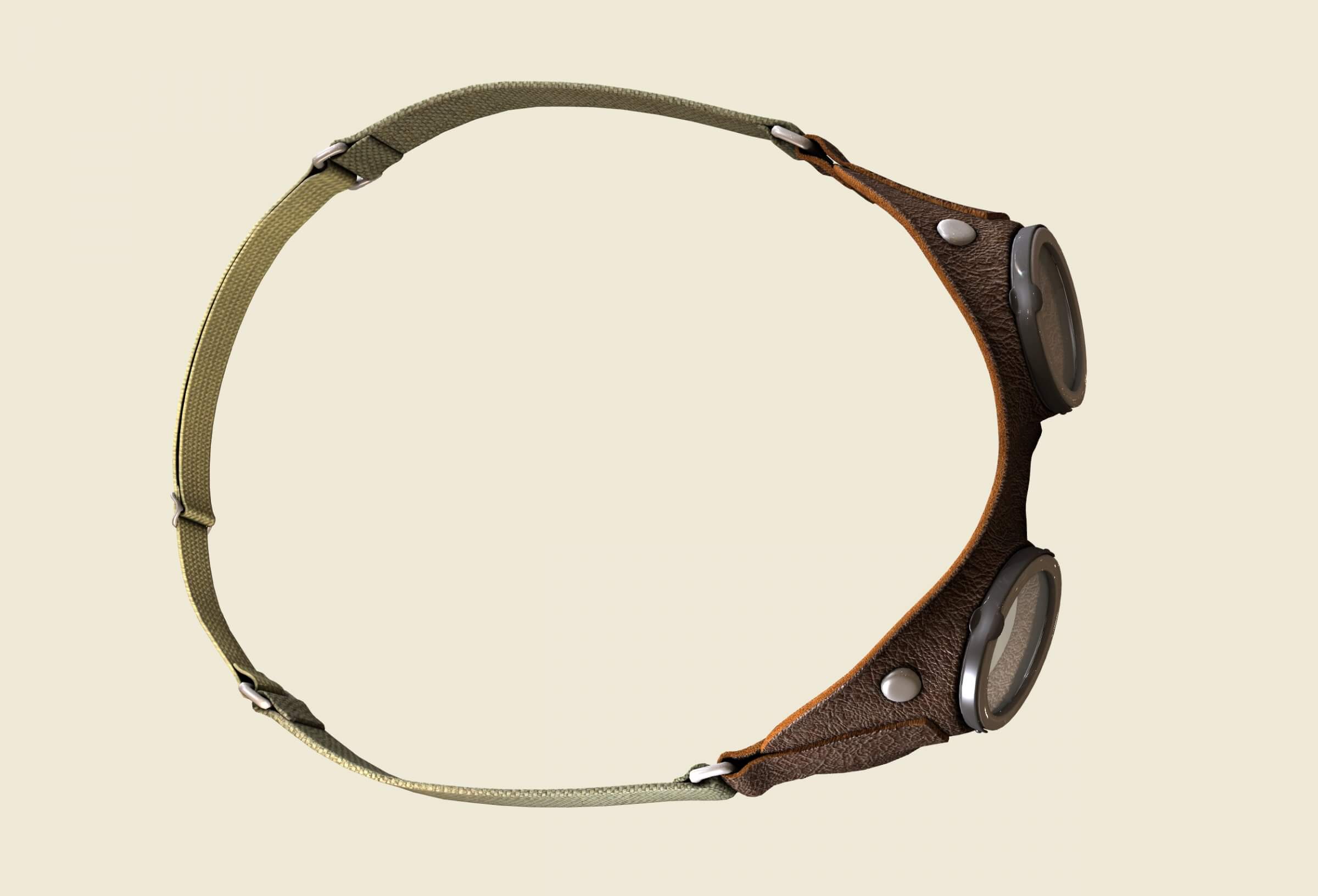 Motorcycle Glasses 3D Model by alexkovalev