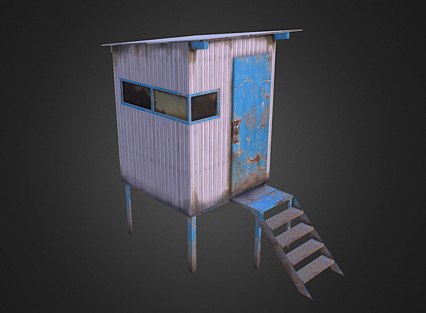 Watchtower Guard Tower - 3D Model by alexkovalev