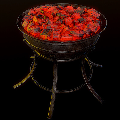 Game Ready Dark Fantasy Brazier