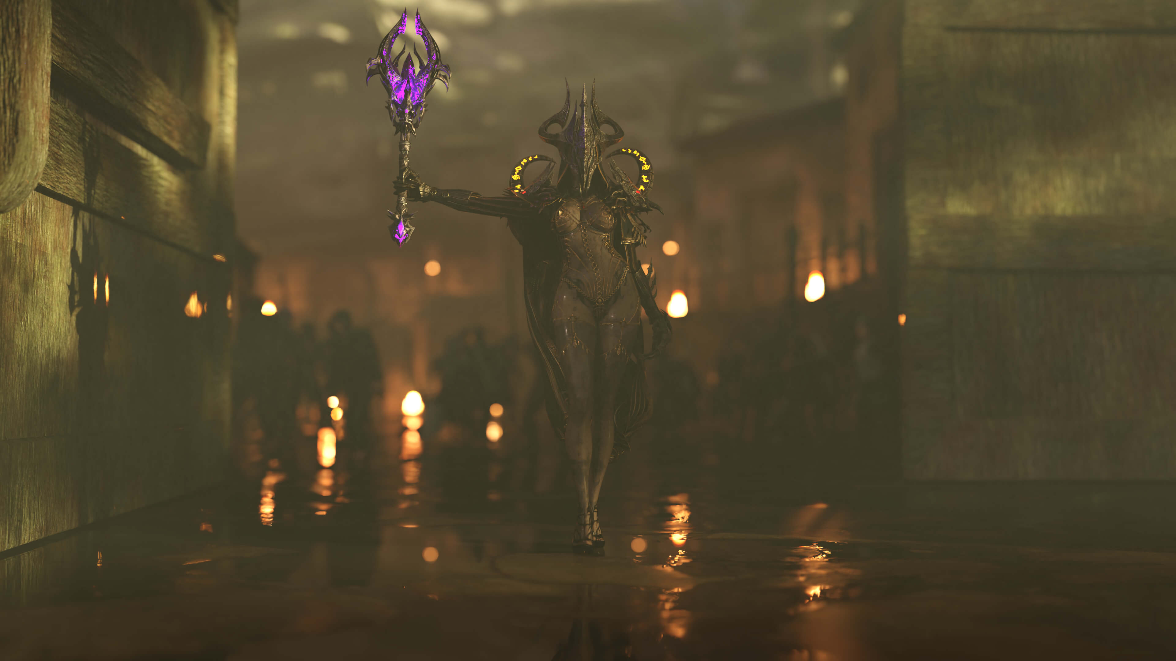 Dark Wizard 3 3D Render, Digital Art by AlfRaMusic