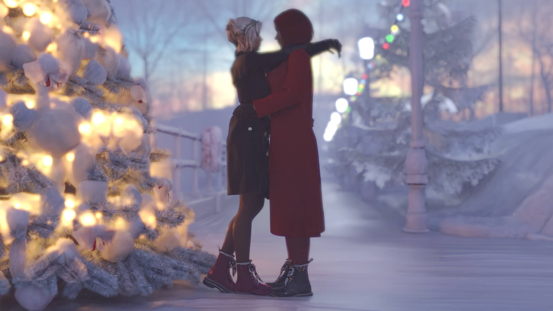 Early Winter Morning 3D Render, Digital Art by AlfRaMusic