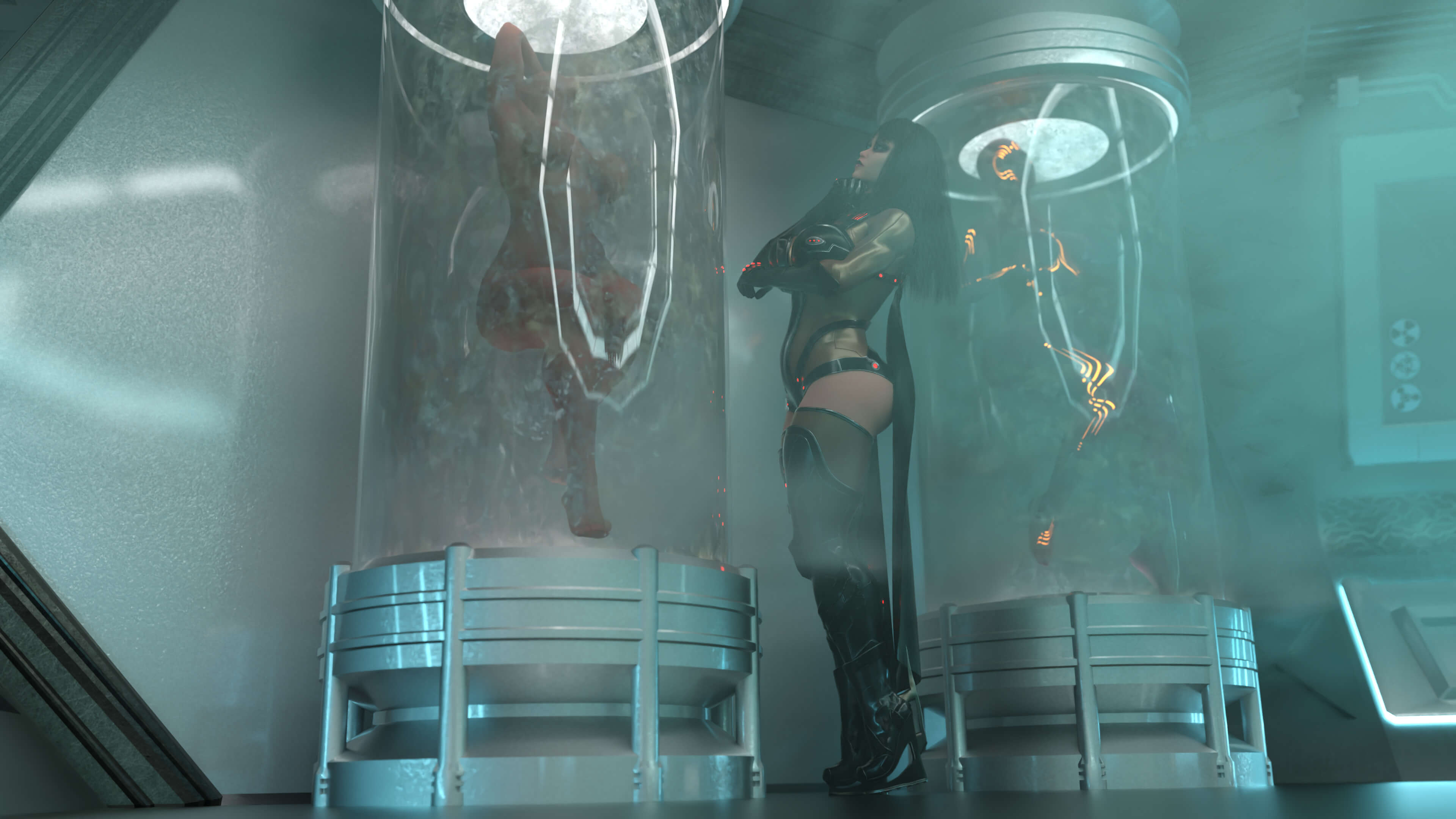 My own Clones 3D Render, Digital Art by AlfRaMusic